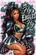 Fly Eagles Fly / High quality graphic design /digital download DTF transfer